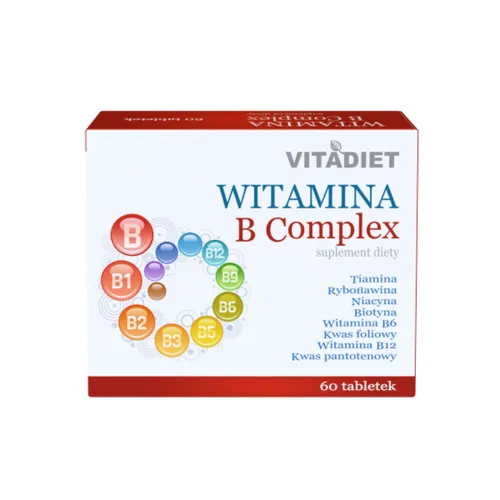 Vitadiet Witamina B Complex, 60 tabletek