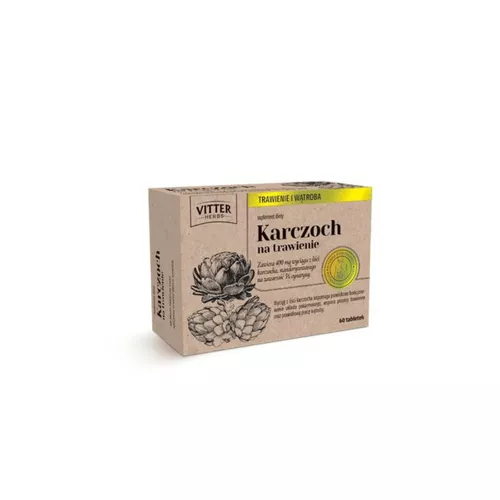 Vitter Herbs Karczoch na trawienie, 60 tabletek