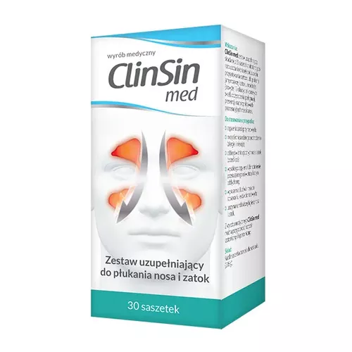 Zdrovit ClinSin Med - saszetki do płukania nosa i zatok, 30 saszetek