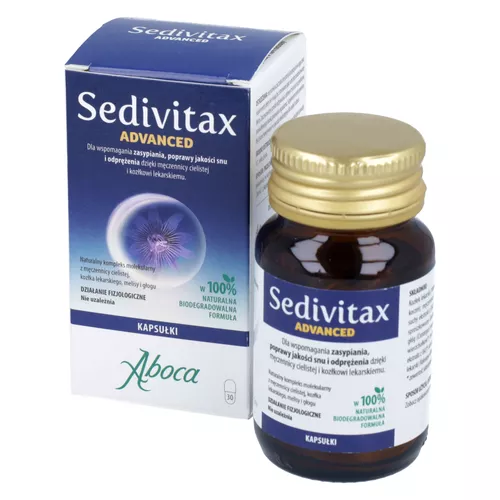 Aboca Sedivitax Advanced, 30 kapsułek
