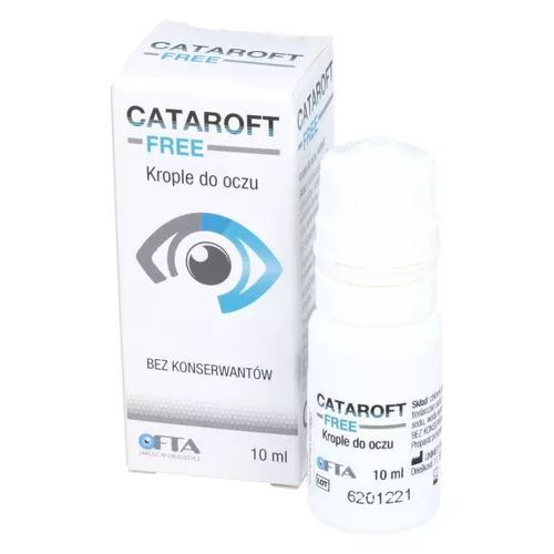 CATAROFT Free - nawilżające krople do oczu, 10 ml