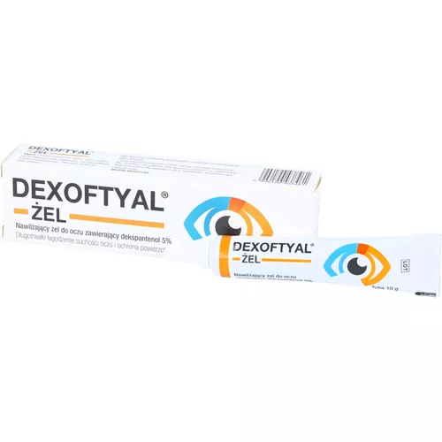 Dexoftyal - nawilżający żel do oczu zawierający dekspantenol 5%, 10 g