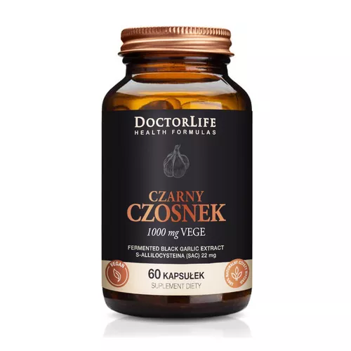 Doctor Life Czarny czosnek, 60 kapsułek