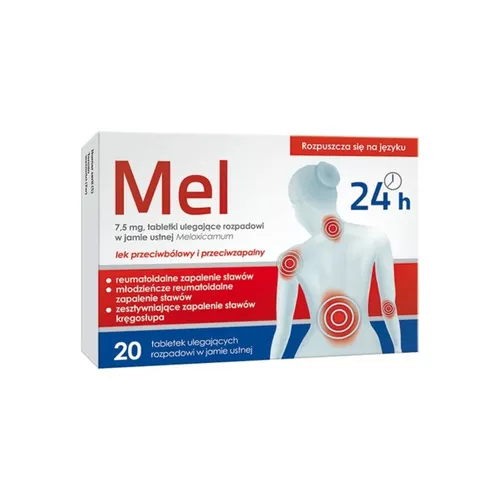 Mel 7,5 mg, 20 tabletek