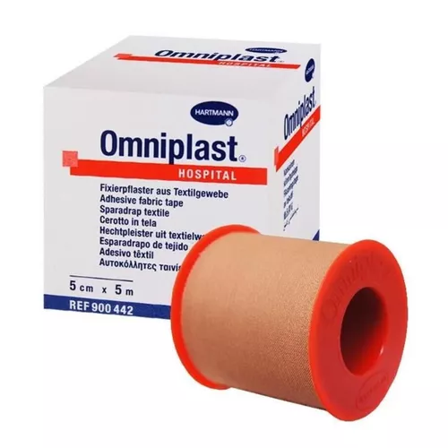 Omniplast - przylepiec tkaninowy z wiskozy, 5 cm x 5m, 1 sztuka