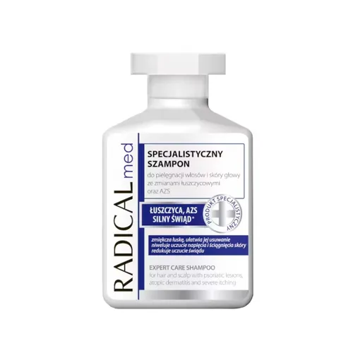 RADICAL med - szampon do włosów i skóry głowy ze zmianami łuszczycowymi i AZS, 300 ml