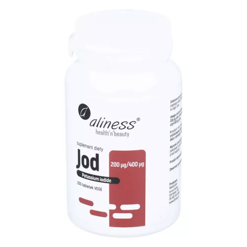 Aliness Jod 200 µg/400 µg, 200 tabletek