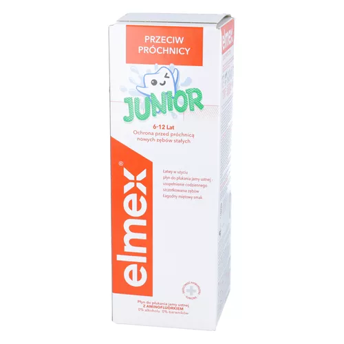 elmex Junior - płyn do płukania jamy ustnej, 400 ml