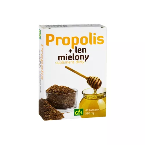 GAL Propolis + len mielony, 48 kapsułek