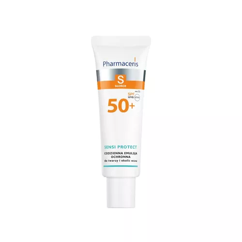 Pharmaceris S - codzienna emulsja ochronna do twarzy i okolic oczu, SPF 50+, 50 ml