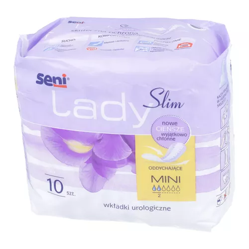 Seni Lady SLIM - wkładki urologiczne, Mini, 10 sztuk
