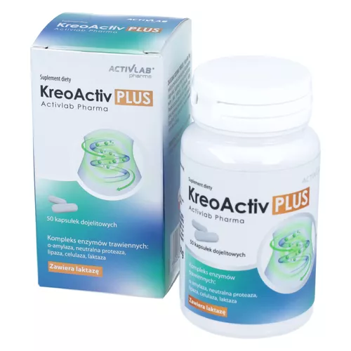 Activlab KreoActiv Plus, 50 kapsułek dojelitowych
