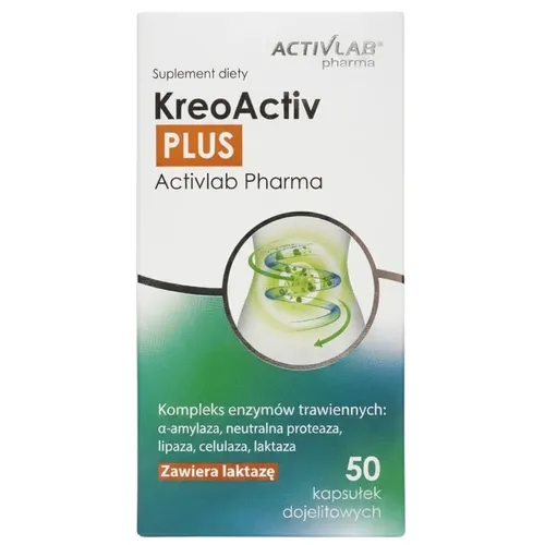 Activlab KreoActiv Plus, 50 kapsułek dojelitowych