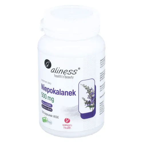 Aliness, niepokalanek 500 mg, 100 kapsułek