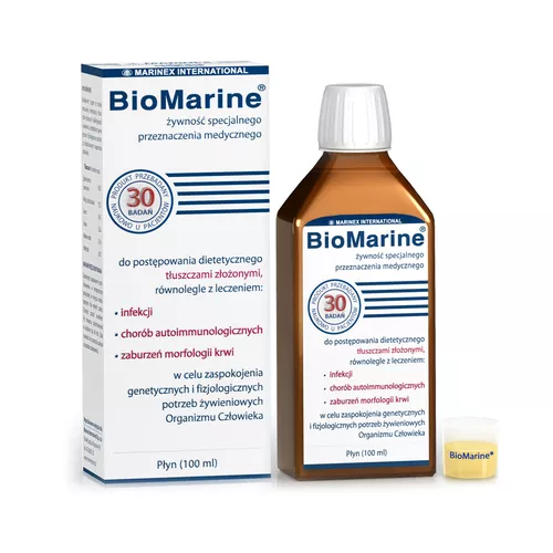 BioMarine - olej z wątroby rekinów głębinowych, płyn, 100 ml