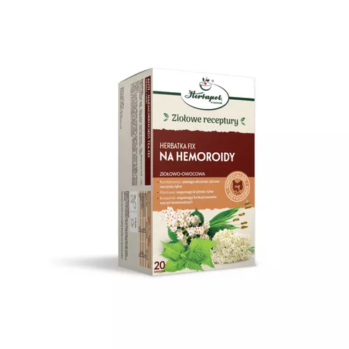 Herbapol Kraków Herbatka fix, Na Hemoroidy, 20 saszetek