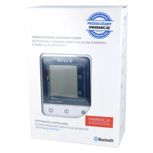 ISTEL Cardic 100 BT - ciśnieniomierz automatyczny z funkcją bluetooth, 1 sztuka