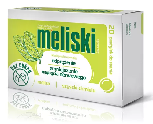 Meliski, 20 pastylek do ssania