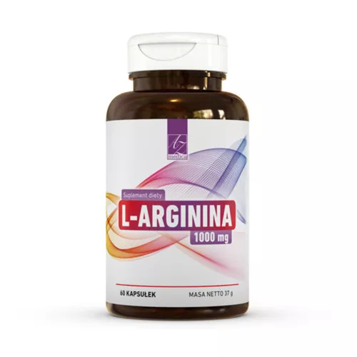 L-Arginina 1000 mg, 60 kapsułek
