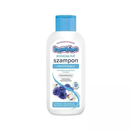 Bambino Rodzina - szampon nawilżający do włosów normalnych i suchych, 400 ml