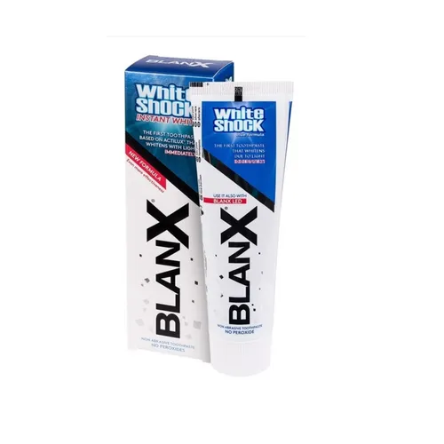 BLANX White Shock - pasta do zębów, Natychmiastowa Biel, 75 ml