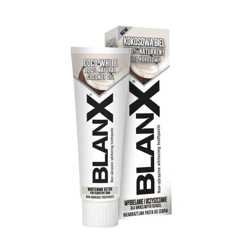 BLANX - pasta do zębów, Kokosowa Biel, 75 ml