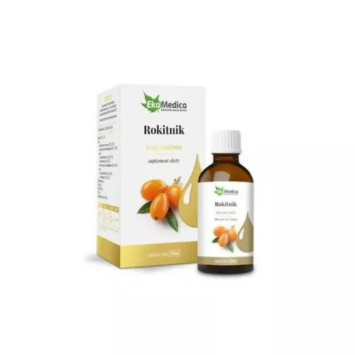 EkaMedica olejek rokitnikowy 100%, 50 ml
