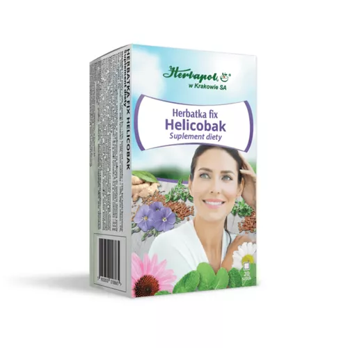 Herbapol Kraków Herbatka fix, Helicobak, 20 saszetek