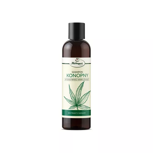 Herbapol - intensywnie nawilżający szampon konopny, 250 ml