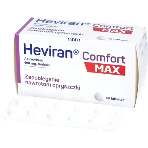 Heviran Comfort Max 400 mg, 60 tabletek