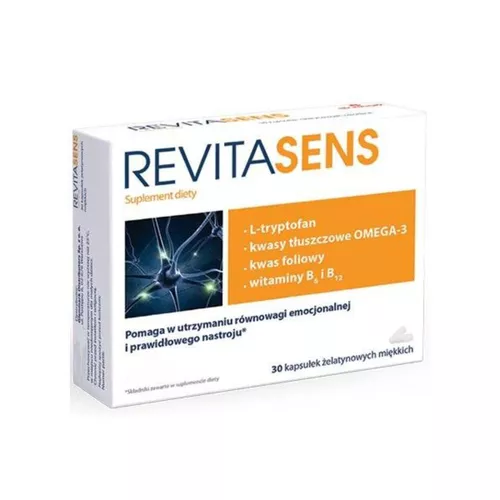 Revitasens, 30 kapsułek żelatynowych miękkich