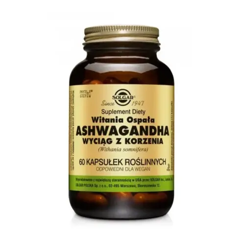 Solgar Ashwagandha, 60 kapsułek