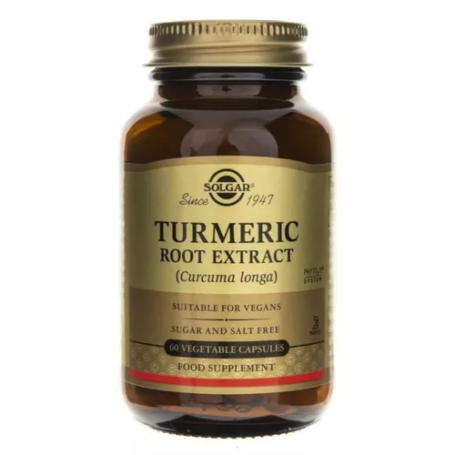Solgar Turmeric Root Extract, 60 kapsułek