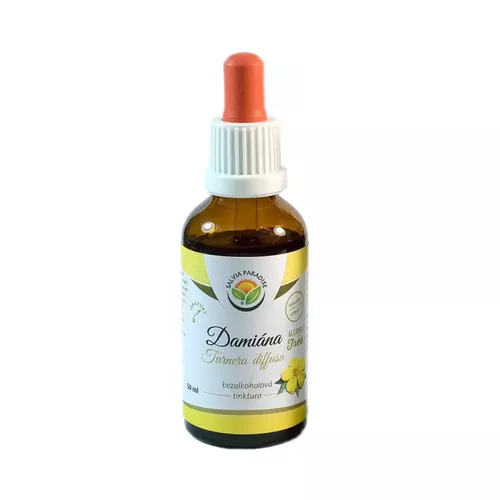 Salvia Damiana, krople, bez alkoholu, 50 ml