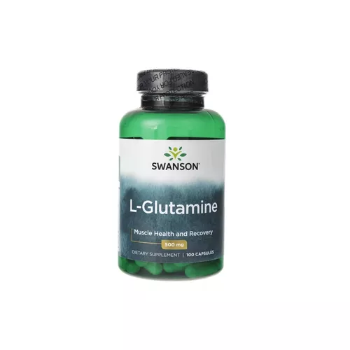 Swanson L-Glutamina, 100 kapsułek