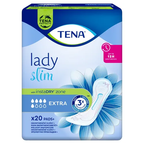 TENA Lady Extra Slim - wkładki anatomiczne, 20 sztuk