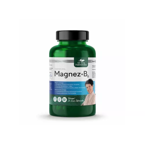 Dr Dąbrowska - magnez + B6, 120 kapsułek