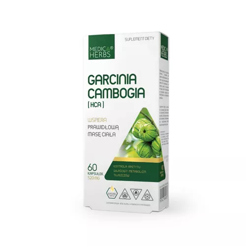 Medica Herbs Garcinia cambogia (HCA) 520 mg, 60 kapsułek