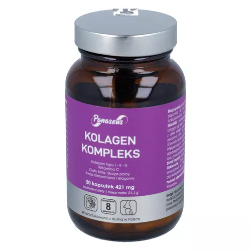 Panaseus Kolagen kompleks, 50 kapsułek
