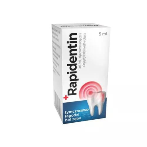 Rapidentin 1 ml/ml, płyn stomatologiczny, 5 ml