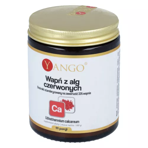 Yango Wapń z alg czerwonych, proszek, 100 g