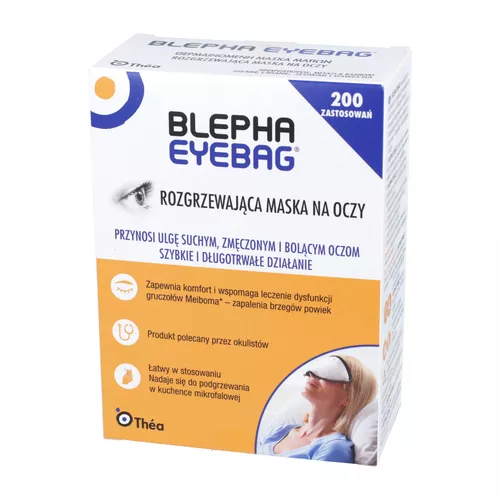 Blepha Eyebag - rozgrzewająca maska na oczy wielokrotnego użytku, 1 sztuka