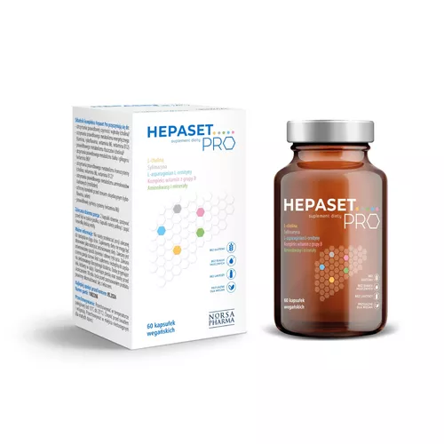 Hepaset PRO, 60 kapsułek