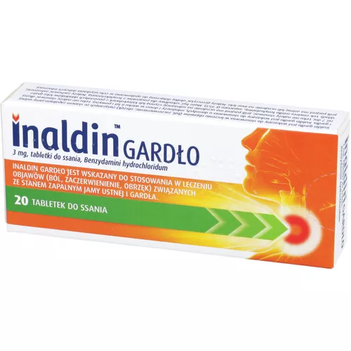 Inaldin Gardło 3 mg, 20 tabletek do ssania