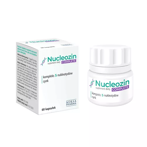 Nucleozin Complete, kompleks nukleotydów, 60 kapsułek
