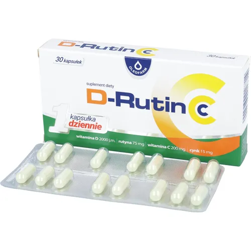 Oleofarm D-Rutin CC, 30 kapsułek