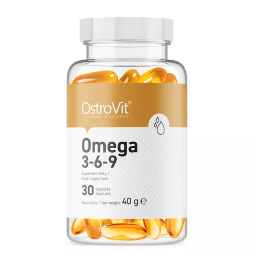 OstroVit - Omega 3-6-9 na wsparcie odporności i układu nerwowego, 30 kapsułek