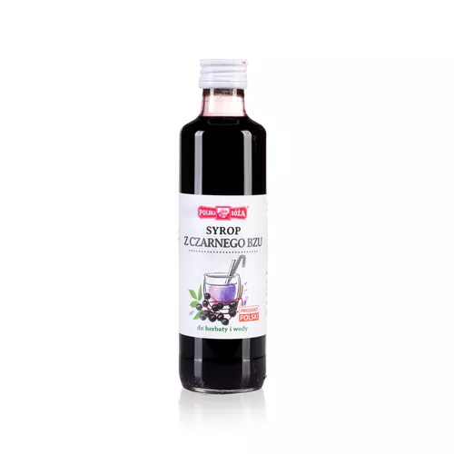 POLSKA RÓŻA - naturalny syrop z czarnego bzu, 315 g
