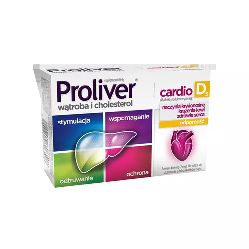 Proliver Cardio D3, 30 tabletek