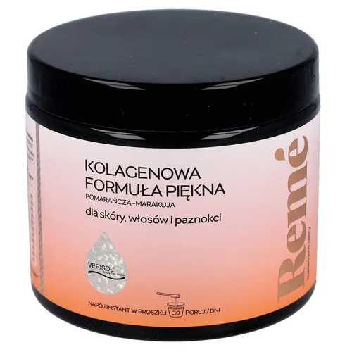 Reme Kolagenowa Formuła Piękna, smak pomarańcza-marakuja, 150 g